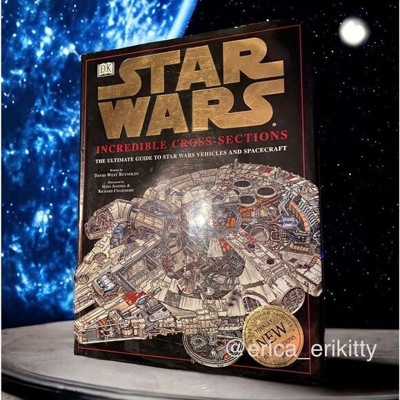 Star Wars Hardcover Book Cross Sections Ultimate Guide Vehicles Spacecraft - Picture 1 of 8